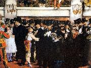 Edouard Manet Bal masque a lopera France oil painting artist